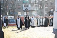  Божественная литургия и отпевание архимандрита Сергия (Шагаева) в Тихвинском храме Ногинска 